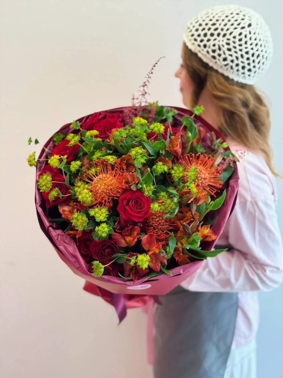 Какие удивительные букетики отправили нам флористы Золотистого бульвара 4 🌸