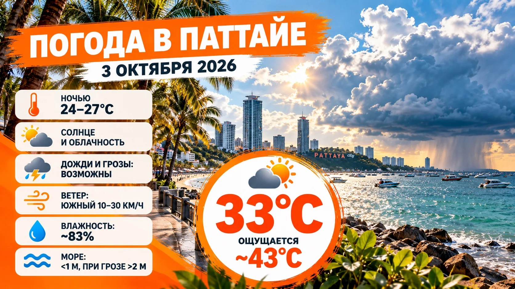 ПОГОДА В ПАТТАЙЕ