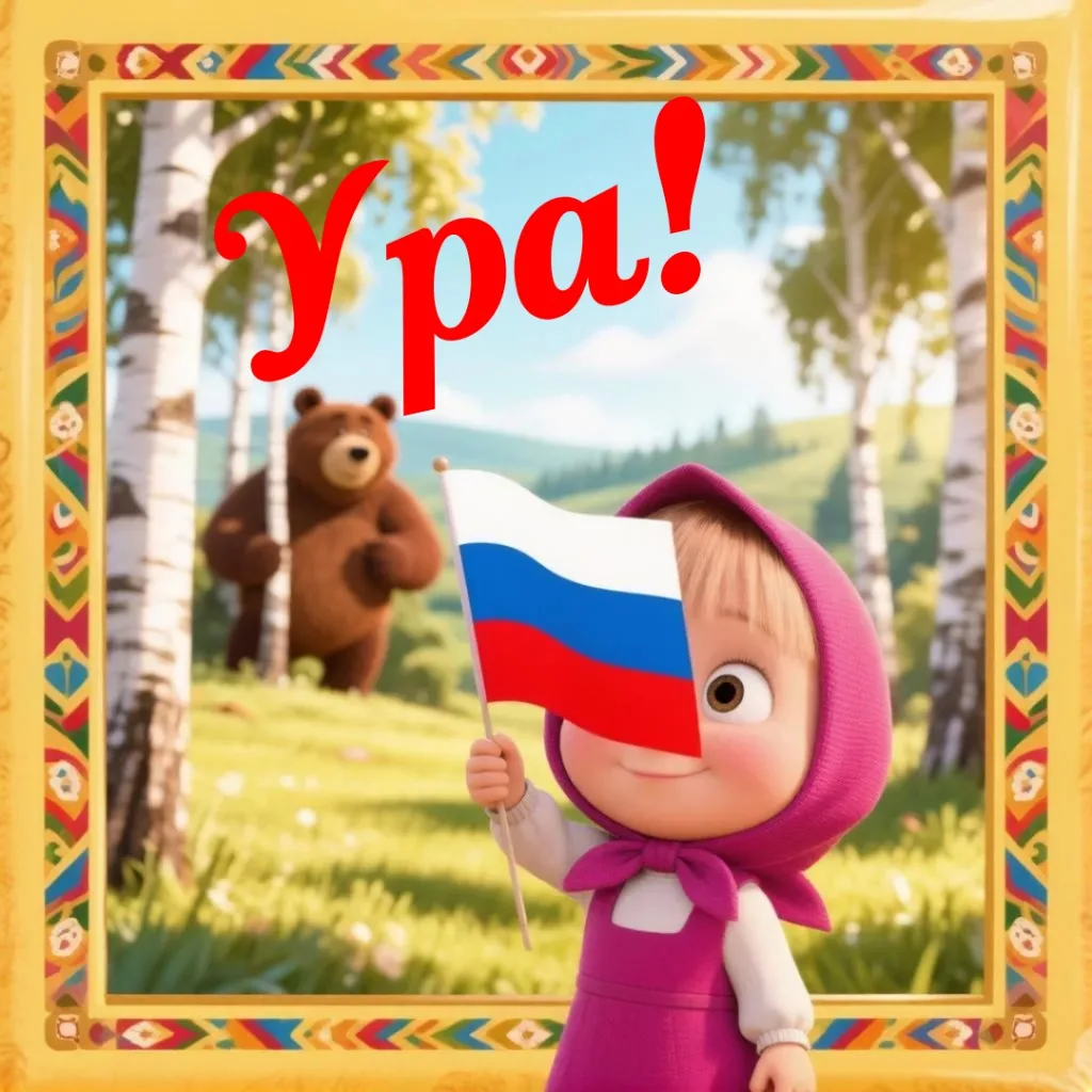 🎉 Последний рабочий день позади, а завтра — выходной и праздник — День России! 🎉

Отдыхайте, прово
