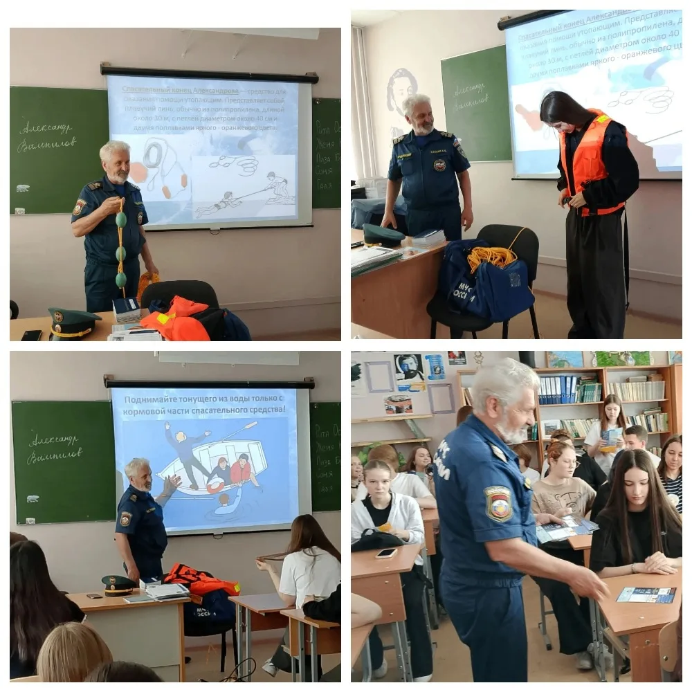 Безопасное лето начинается с правил! 

Сегодня к нам в гости заглянул старший государственный инспек