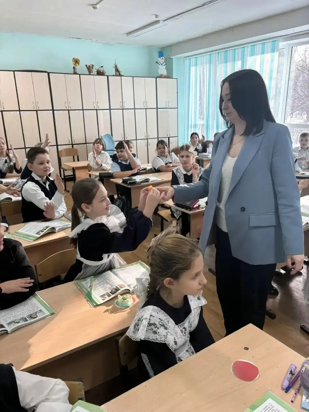 Продолжаются открытые уроки в начальной школе МБУ «Школа имени С.П.Королева». Сегодня в 3 «Б» классе
