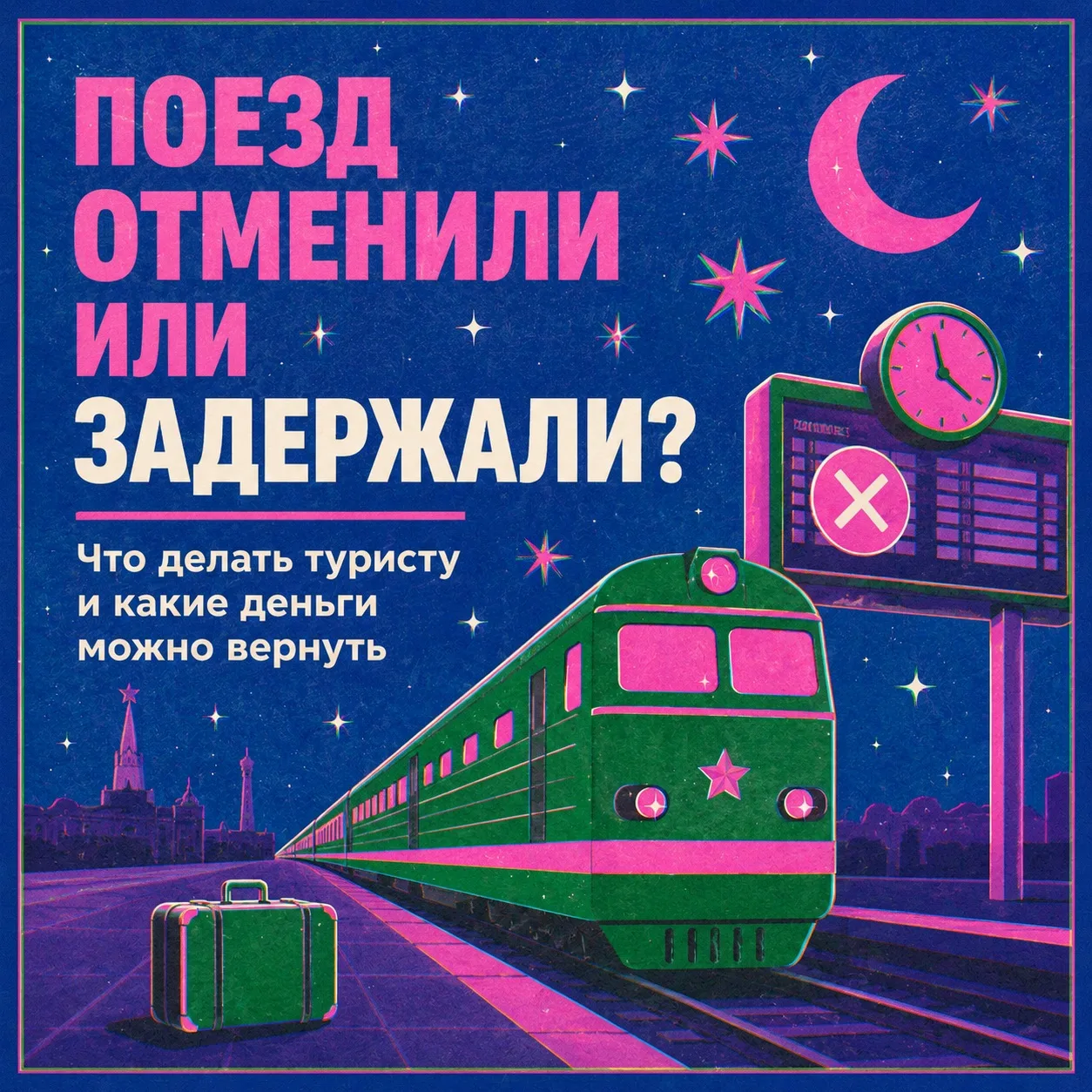 🚂 Поезд отменили: как защитить свои права и деньги