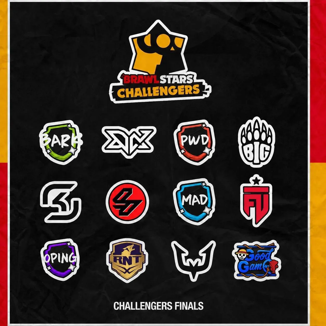 😄 Все команды Challengers

Стали известны все команды, которые будут участвовать в финальной стадии