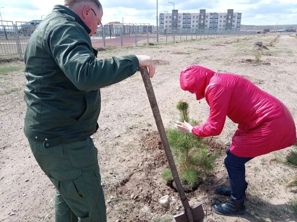 Белоярская средняя школа не осталась в стороне от заботы о родном селе! По инициативе Администрации 