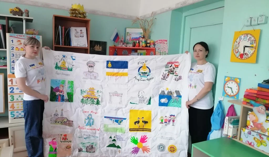 Наш детский сад с гордостью принял участие во Всероссийской акции «Лоскутное одеяло Поб...