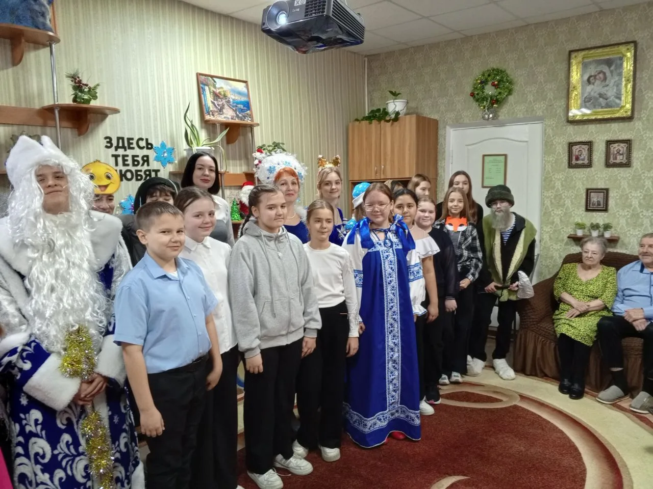 В свете ёлочных огней