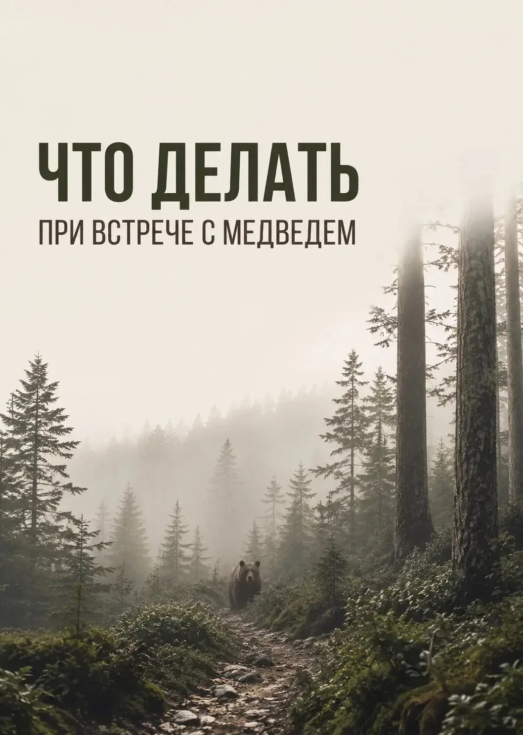 🐻 Если встретили медведя: главное, что нужно знать

В последние годы случаи выхода диких животных к