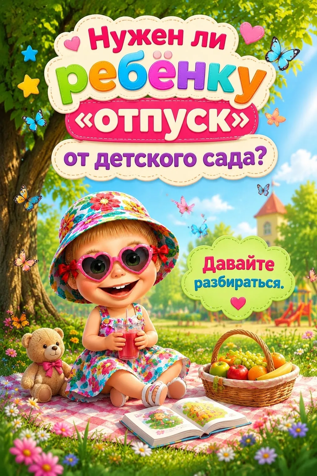 Нужен ли ребёнку отпуск от детского сада?

⠀⠀Да, нужен! Даже если малыш с удовольствием ходит в детс