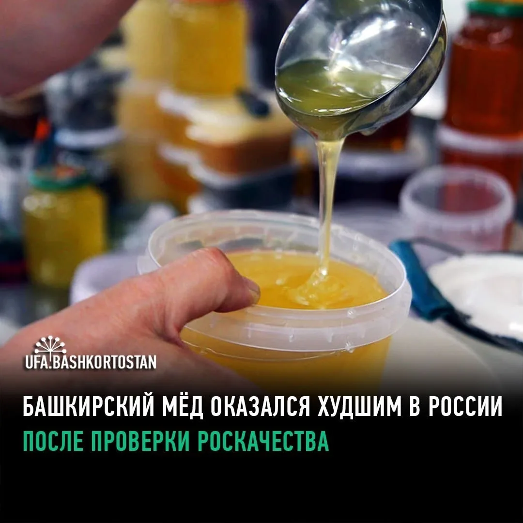 Башкирский мёд оказался худшим в России после проверки Роскачества