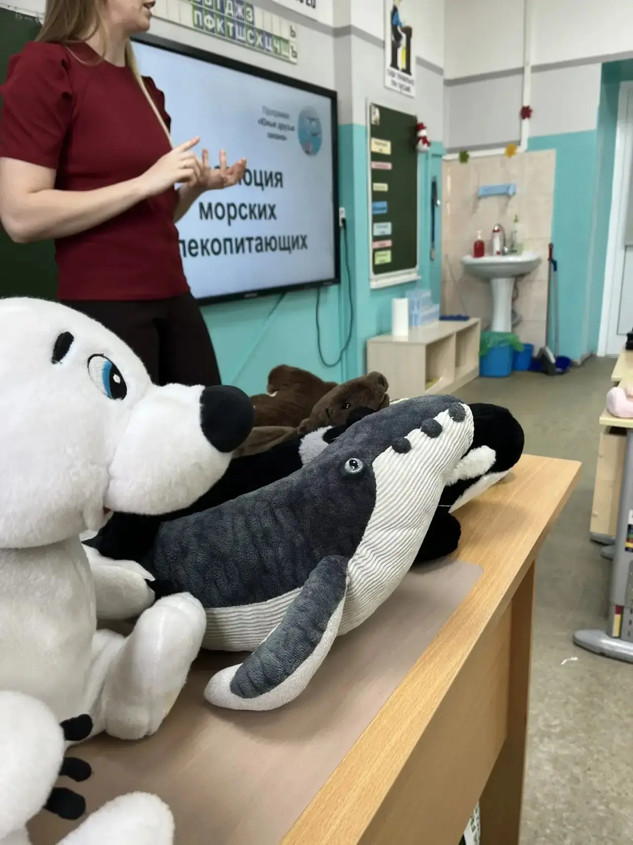 Сегодня 3 В класс отправился в удивительное путешествие!  🦭🐋🐬  Ученики погрузились в захватывающую т
