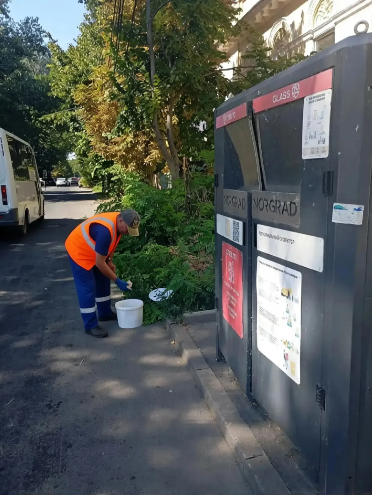📍провели повторную дератизацию вблизи контейнеров.