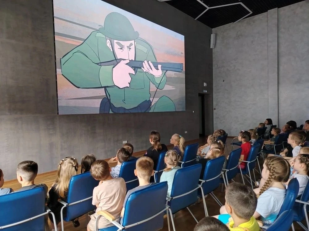 ⭐В гостях у истории: мы посмотрели мультфильм «Мой дом – Белогорье». 
🌸В нашей школе состоялся пока