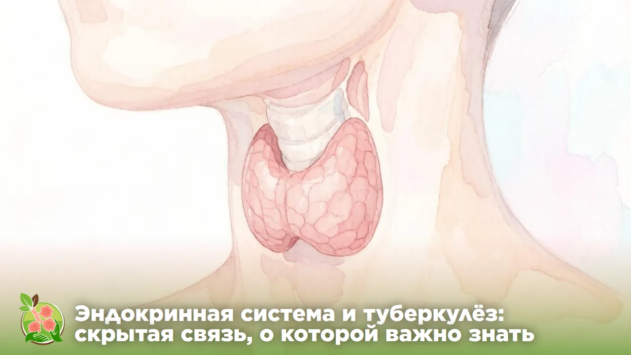 🏥ЭНДОКРИННАЯ СИСТЕМА И ТУБЕРКУЛЁЗ: СКРЫТАЯ СВЯЗЬ, О КОТОРОЙ ВАЖНО ЗНАТЬ