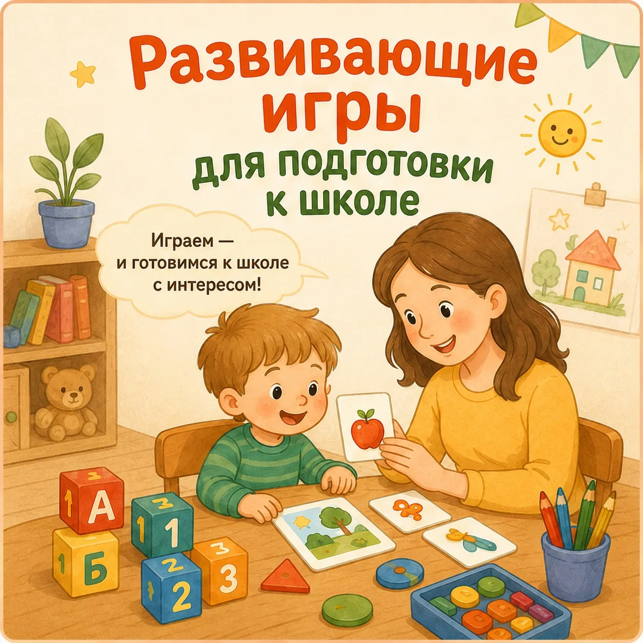 🧩 Готовимся к школе играючи!