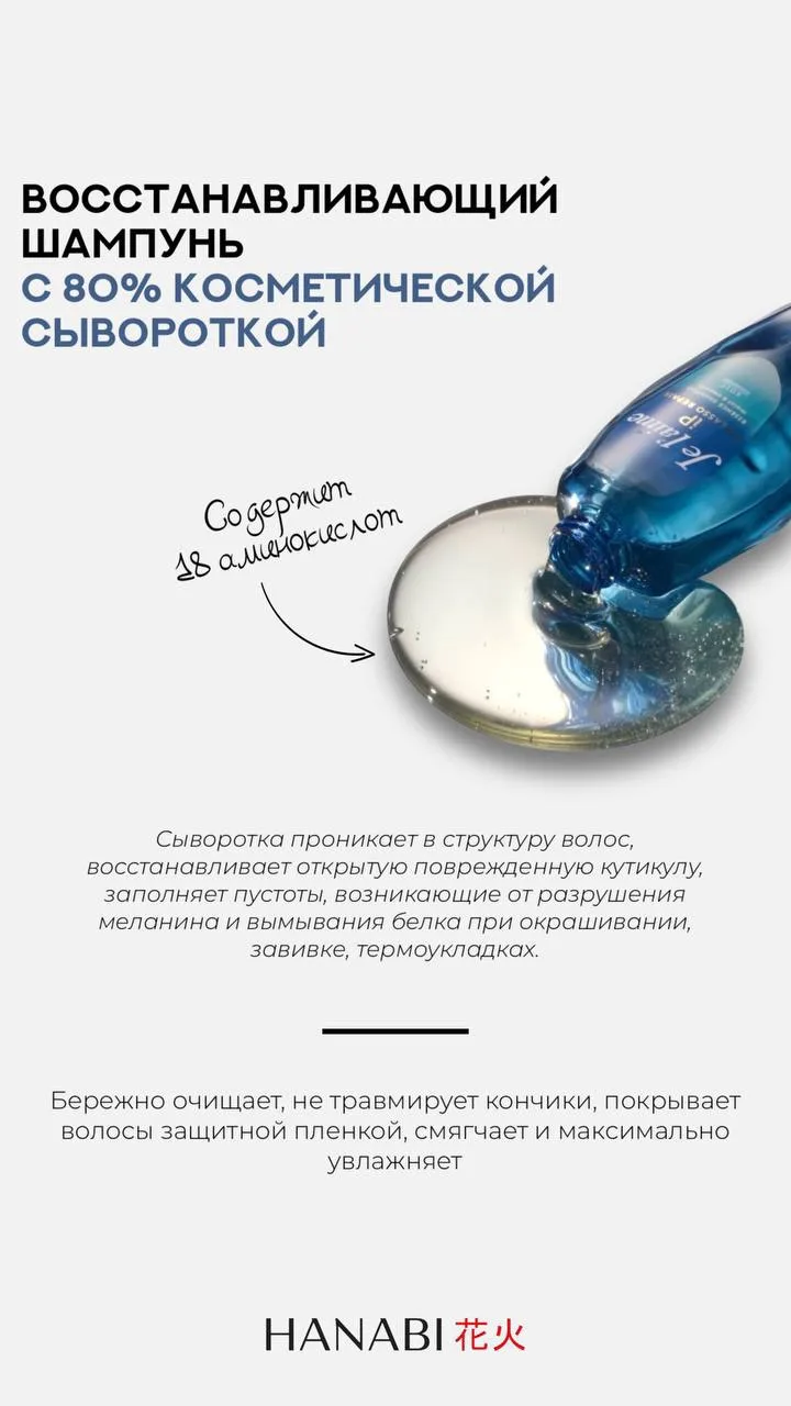 Восстанавливающий шампунь для всех типов повреждений волос Je l’aime iP Thalasso Repair ❤️