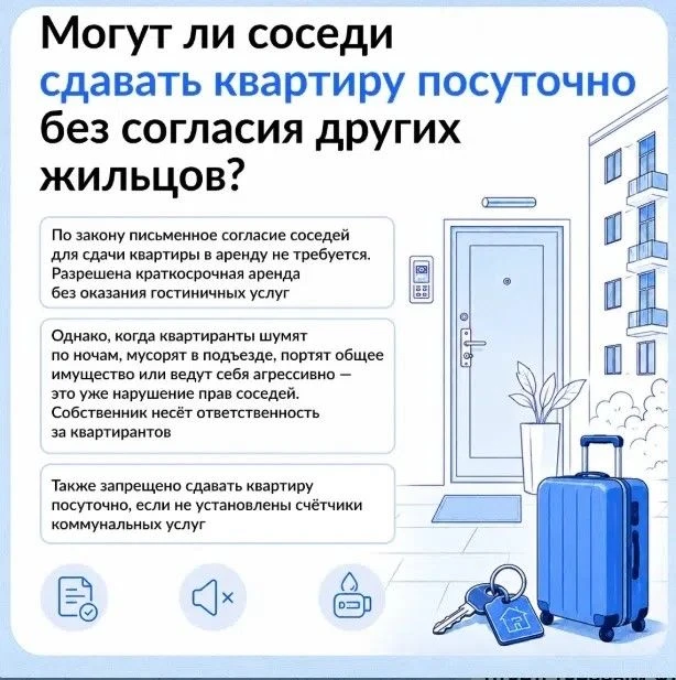 За стеной снова крики и музыка среди ночи. Что делать, если ваши соседи сдают квартиру ...