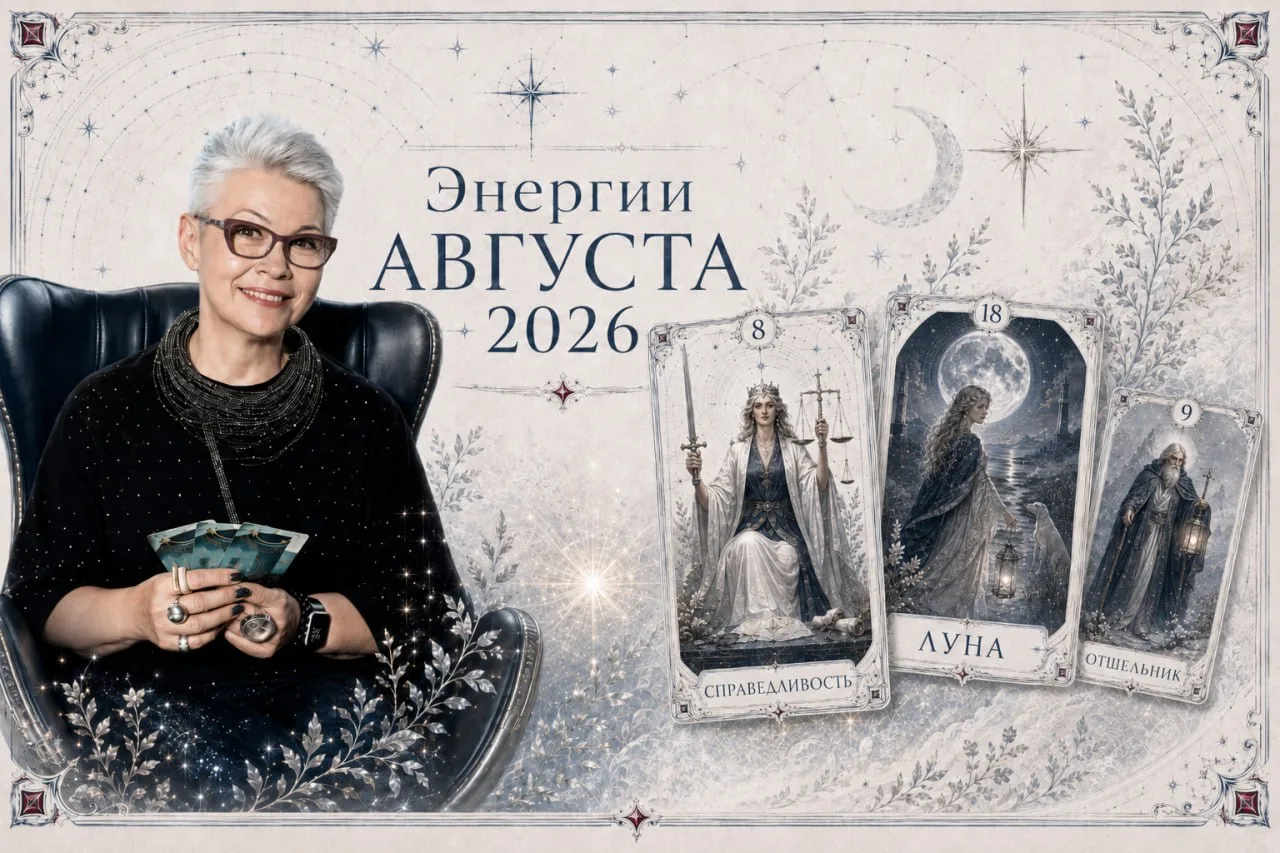 ЭНЕРГИИ АВГУСТА 2026 🌙