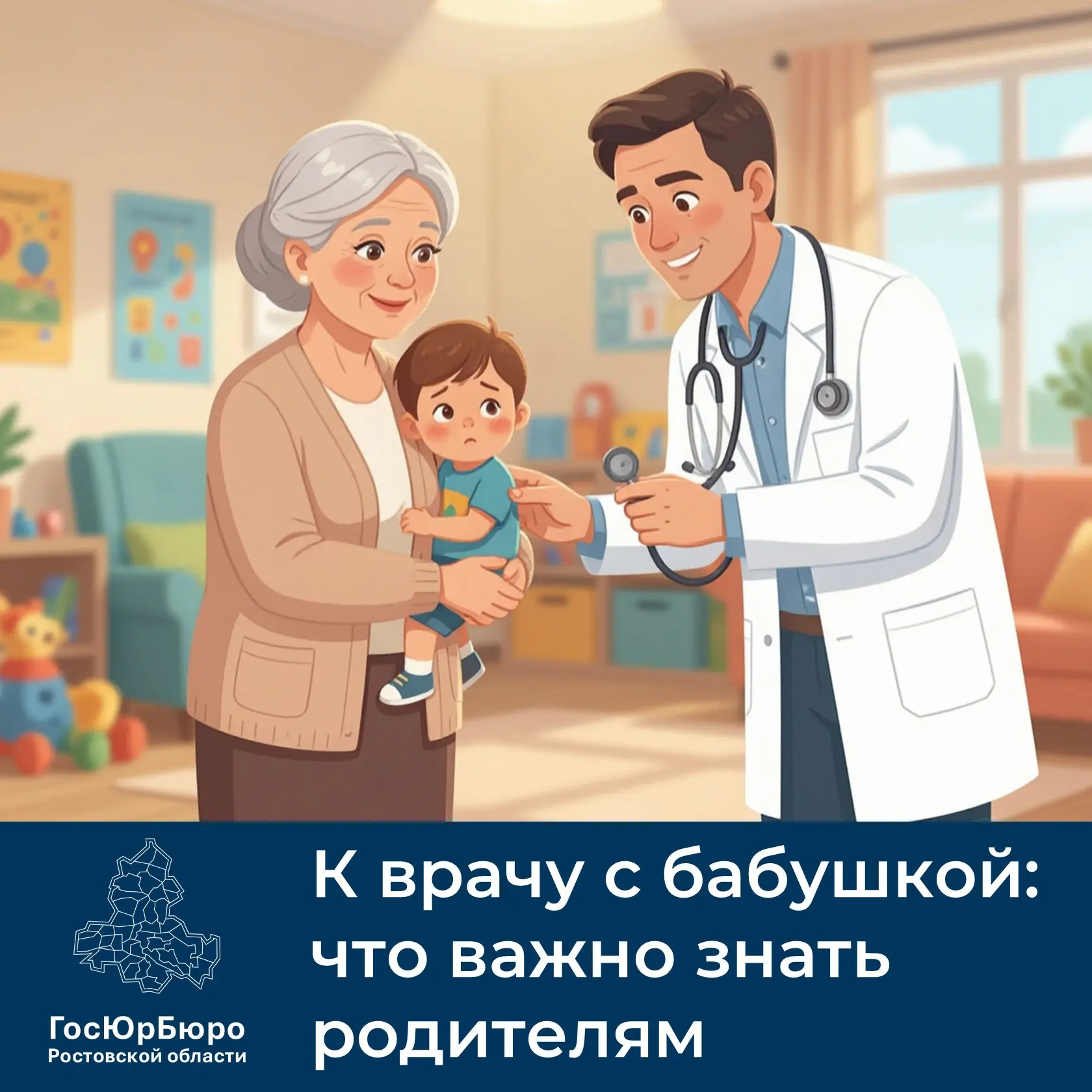 Ребенка в поликлинику или в больницу сопровождает бабушка или няня? Многие родители, оп...