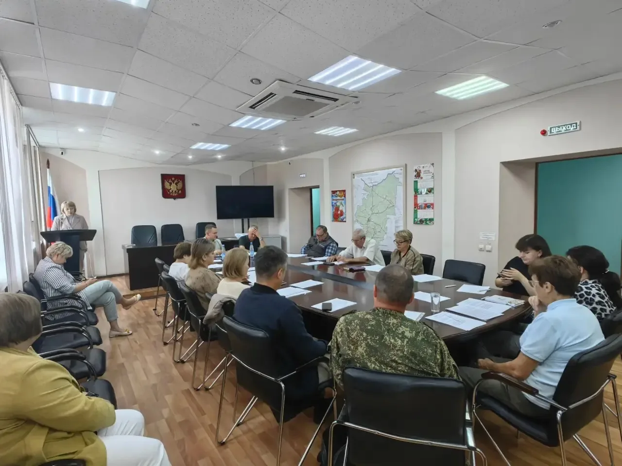 ✅21.08.2026 в конференц-зале администрации Ковернинского муниципального округа прошло з...