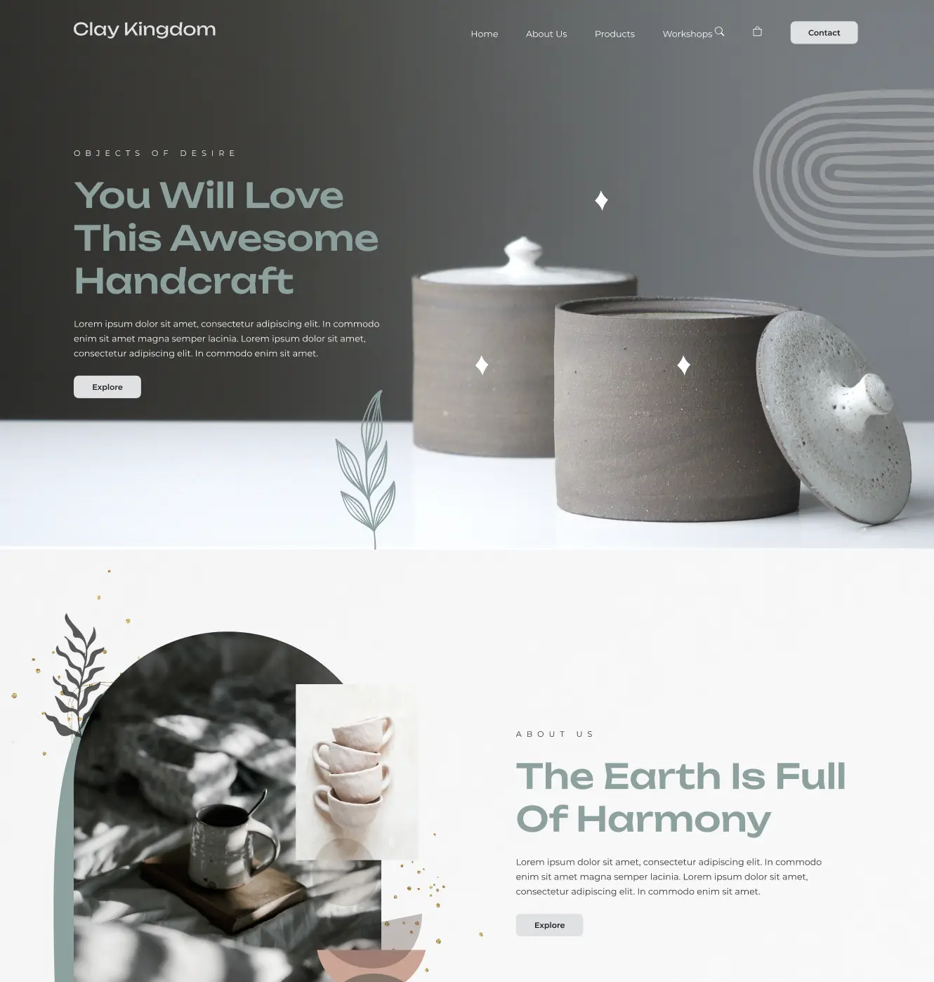 Landing page - Посуда ручной работы

Тематика: #Товары_для_дома
Формат сайта: #Landing_page 

Ссылка