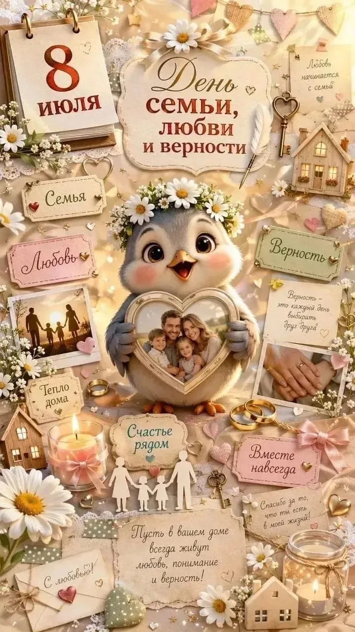 #МБУКДЦКИД #ДеньСемьи #СемьяЛюбовьВерность #8июля #Рядомсродными #СемейныеЦенности

❤🎉 С Днём семьи