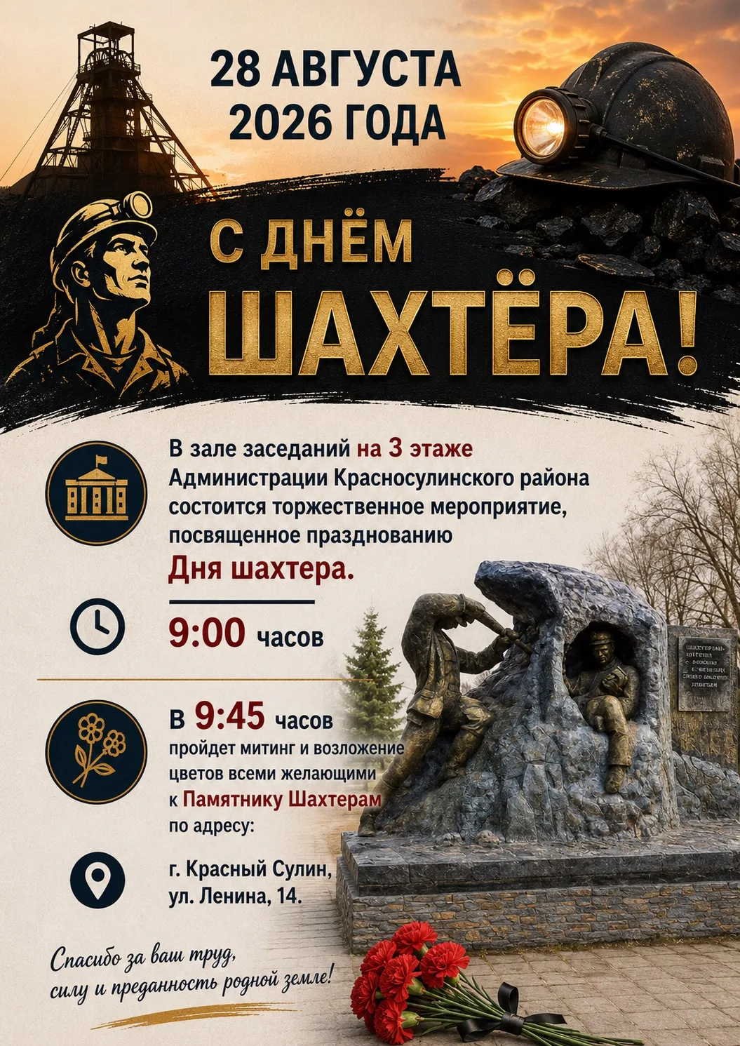 📢 Уважаемые жители Красного Сулина!