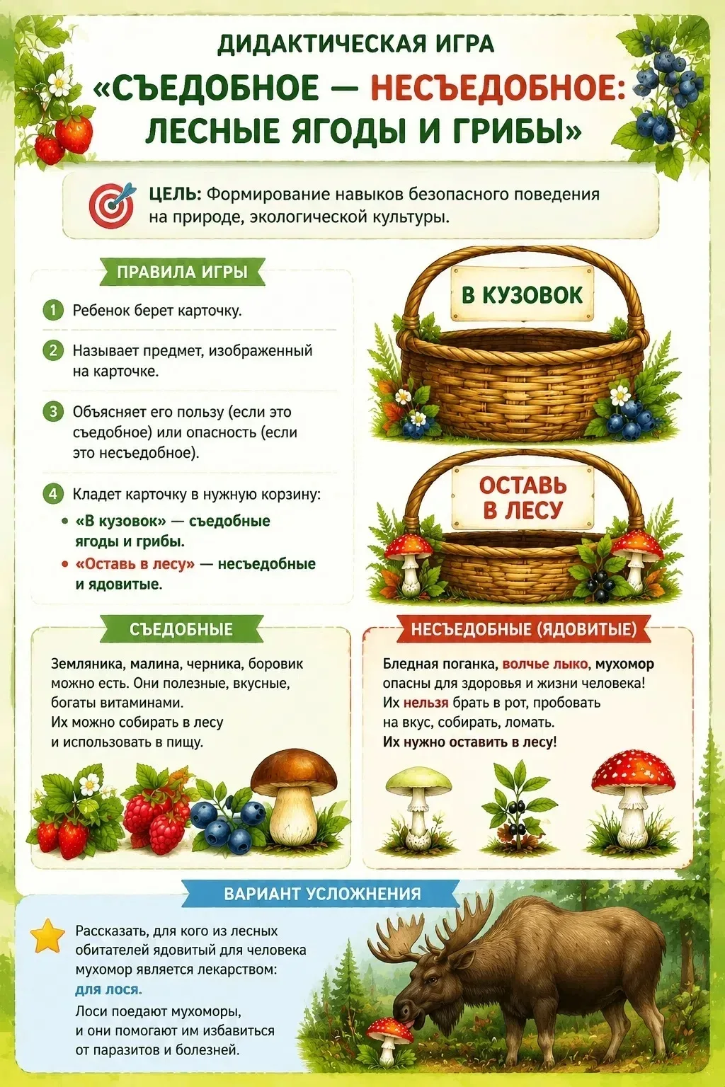 МУДРЫЕ СКАЗКИ ТЁТУШКИ СОВЫ

📌Осторожно, грибы!

Стоял на крепкой ножке, 
Теперь лежит в лукошке.

Г