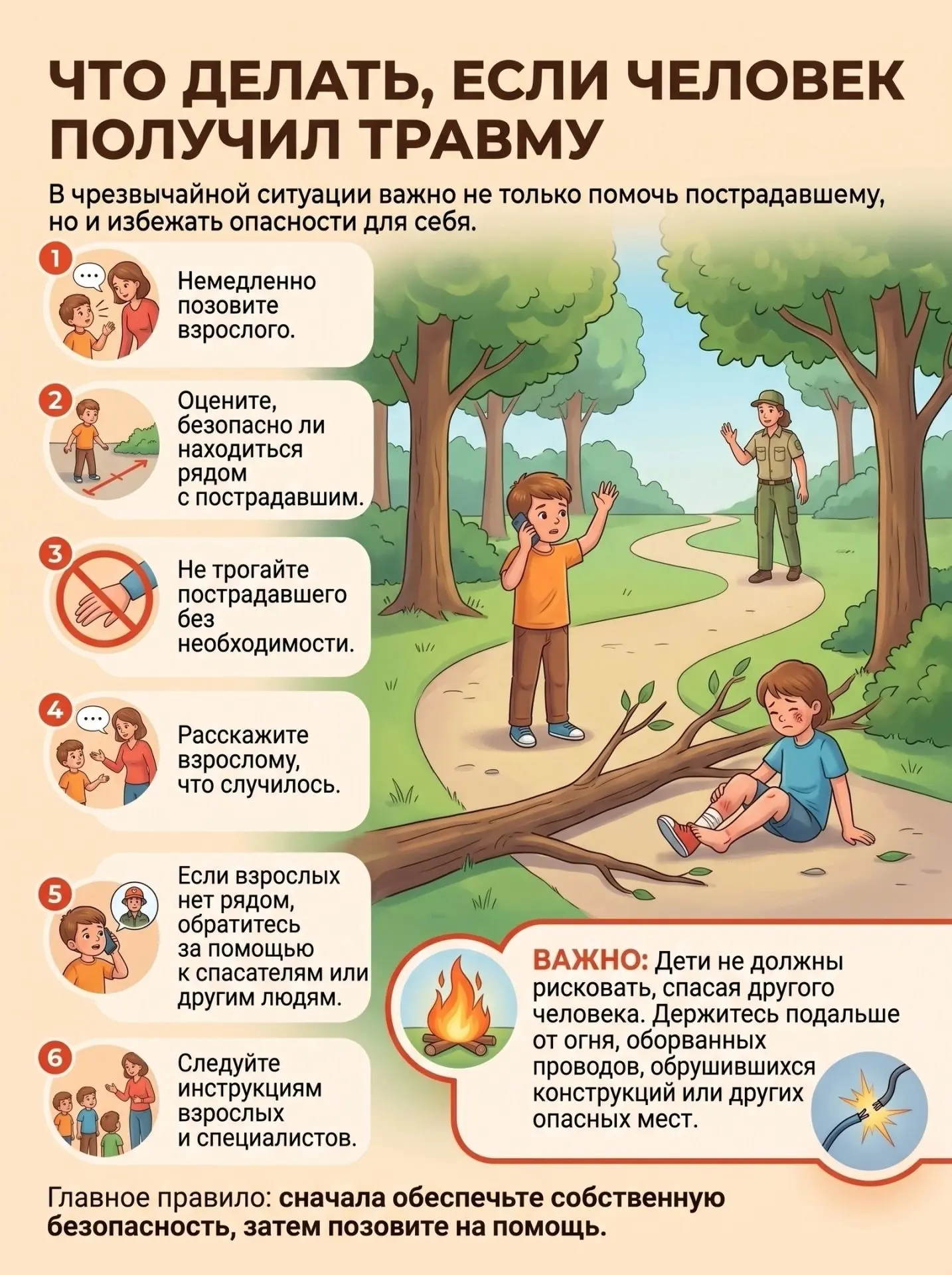 💯Давайте вместе научим детей ПРАВИЛЬНЫМ действиям в экстренных ситуациях 💪