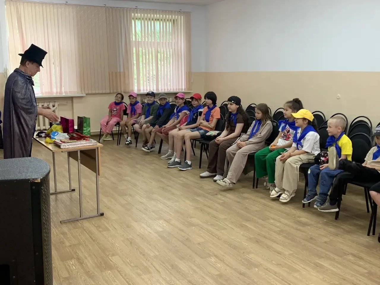 Программа отдыха в пришкольном лагере продолжает радовать детей яркими событиями. На днях для ребят 