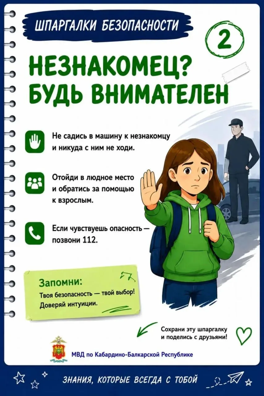 Шпаргалки безопасности: Читай. Изучай. Соблюдай!
