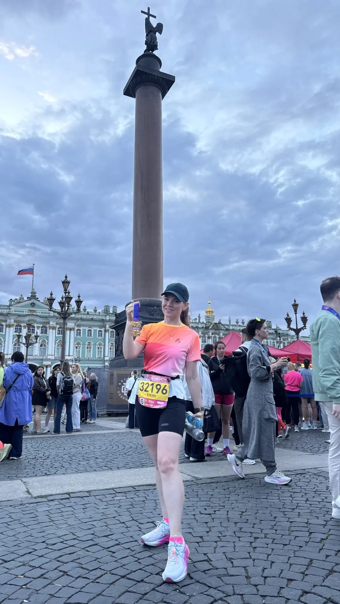 🌉Белые ночи, разводные мосты, 10 км силы воли нашей коллеги и флаг Республиканской сто...