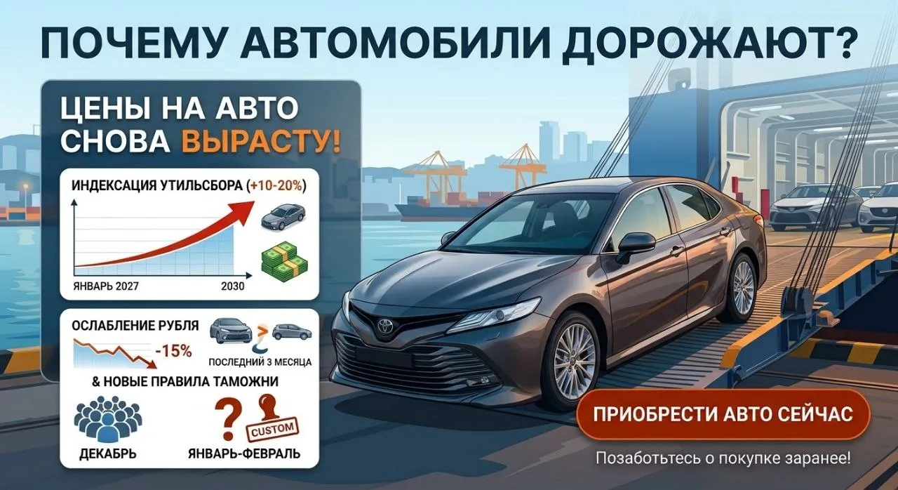 ❗️​Автомобили снова подорожают