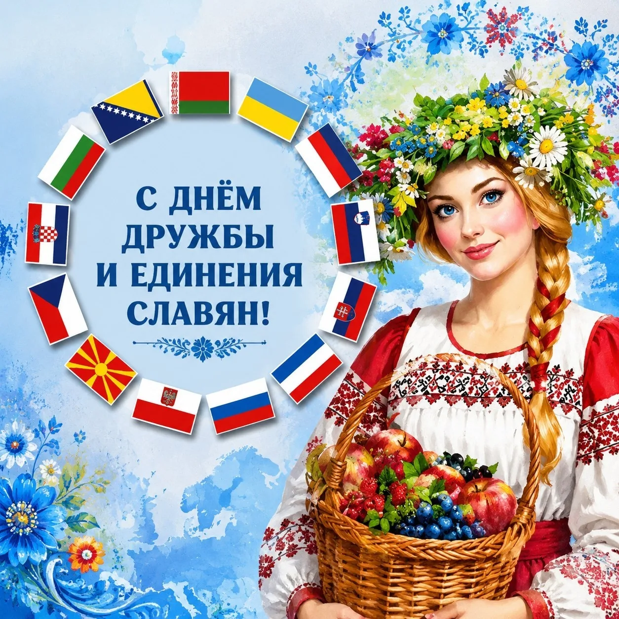 🤝🌿 25 июня — День дружбы и единения славян 🌿🤝