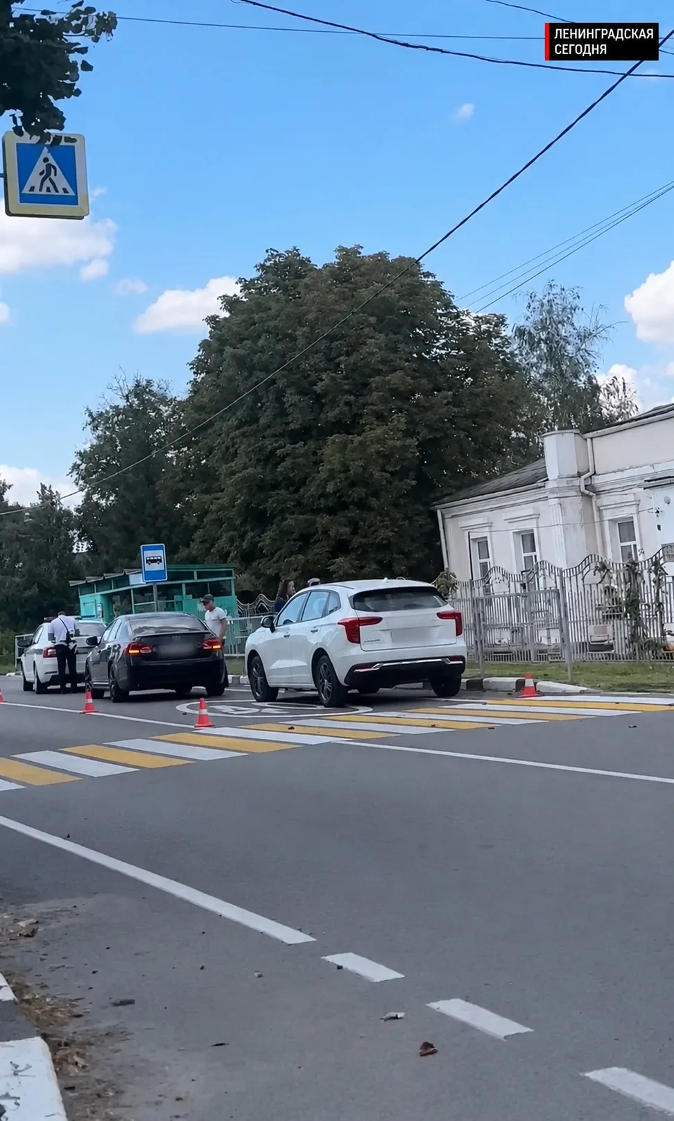 🚗 ДТП произошло в центре Ленинградской