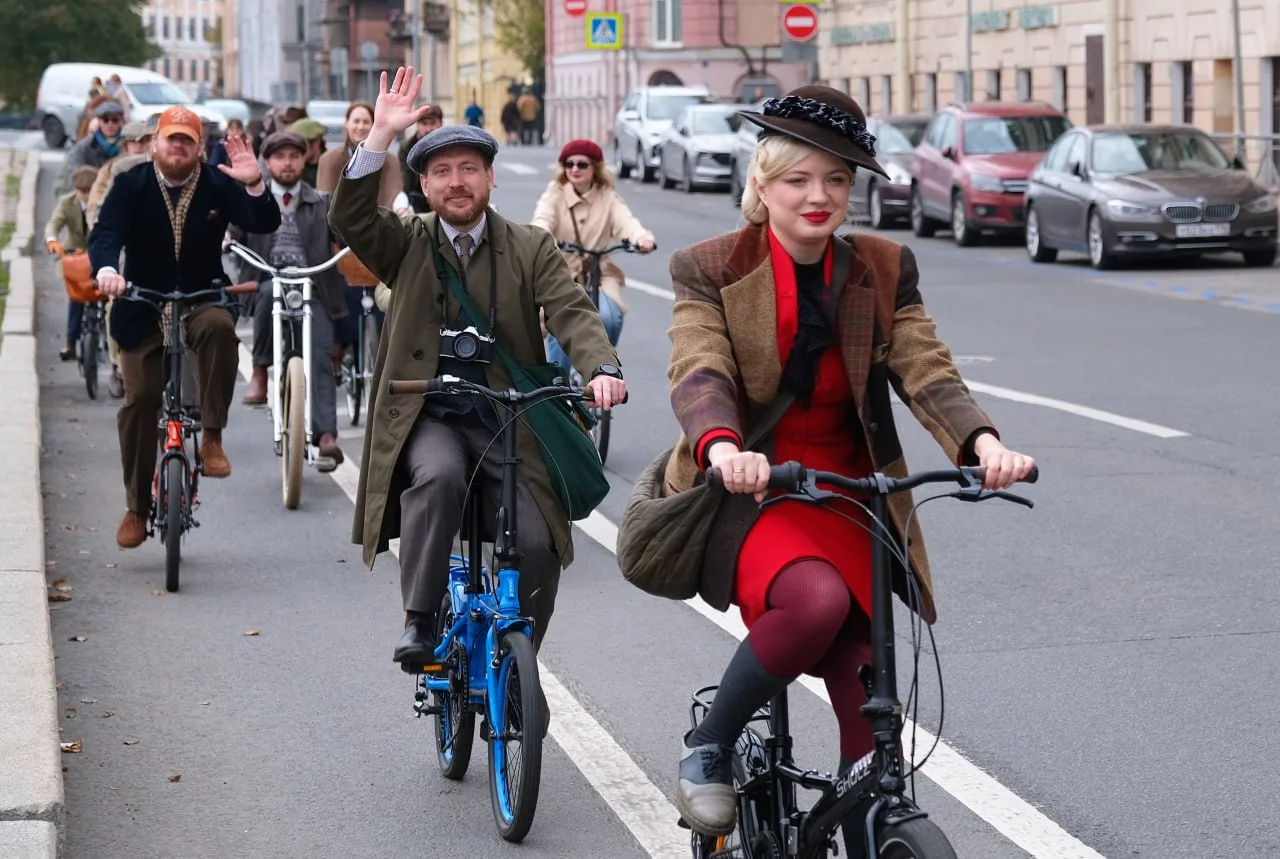 Tweed Hat Ride прошёл в Петербурге! 🎩🚲
