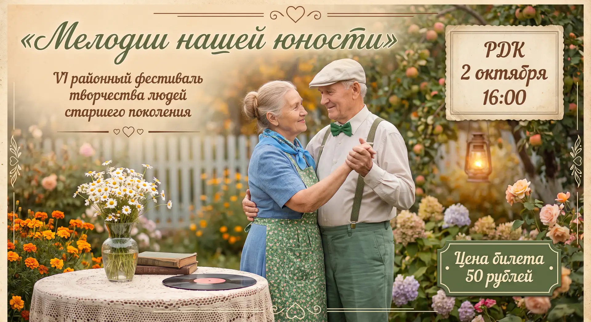 «Мелодии нашей юности»: в Саргатском районе пройдёт VI фестиваль творчества людей старш...