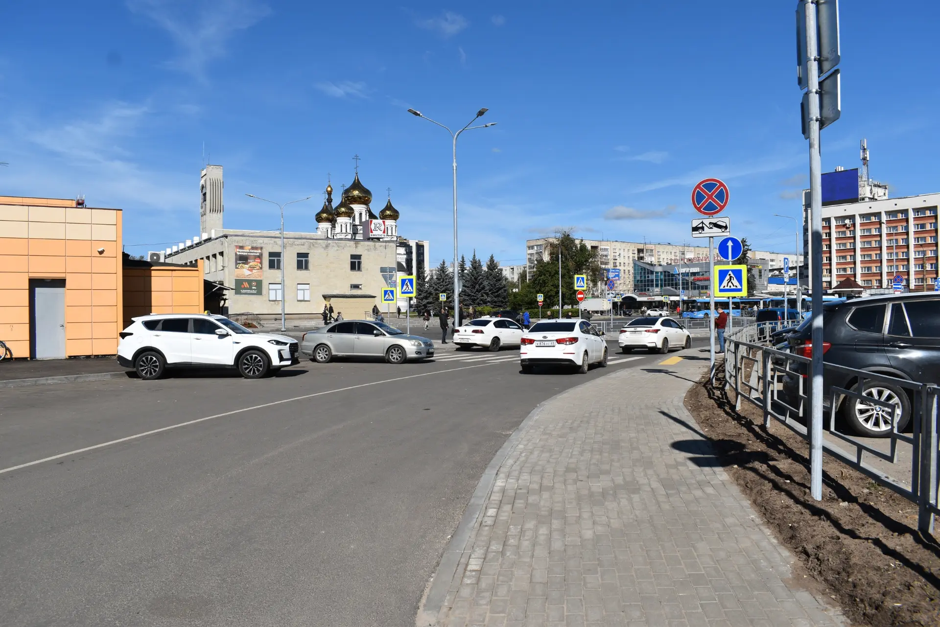 На Привокзальной площади в Твери изменена схема движения