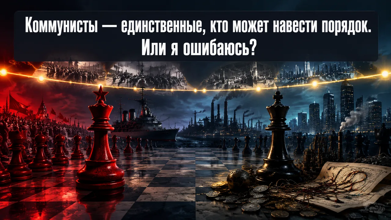 Коммунисты — единственные, кто может навести порядок. Или я ошибаюсь?