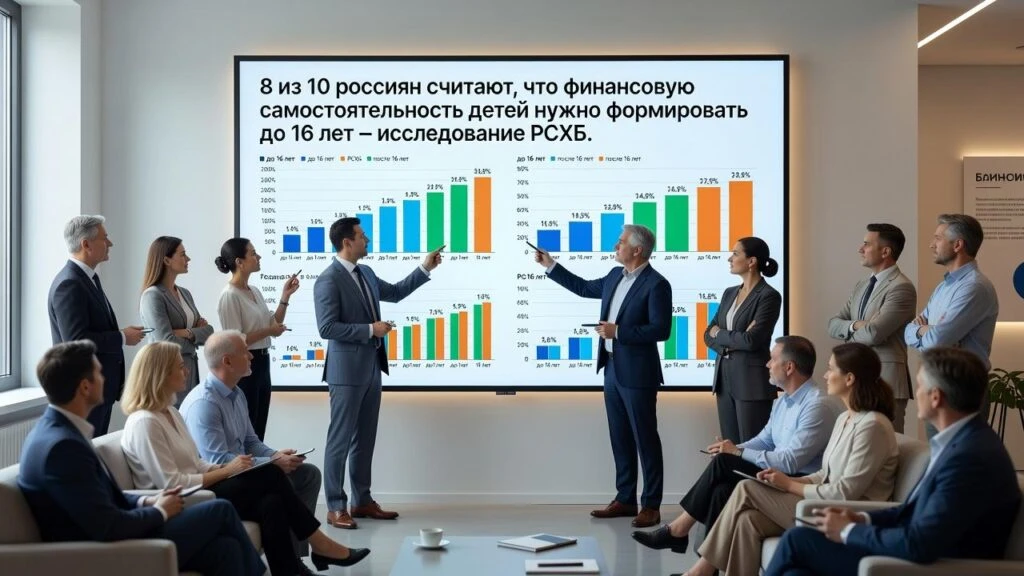📰 8 из 10 россиян считают, что финансовую самостоятельность детей нужно формировать до...