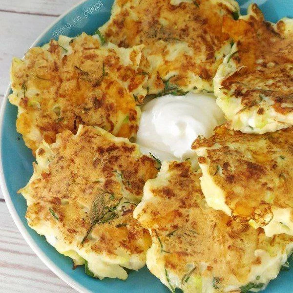 Кабачковые оладьи