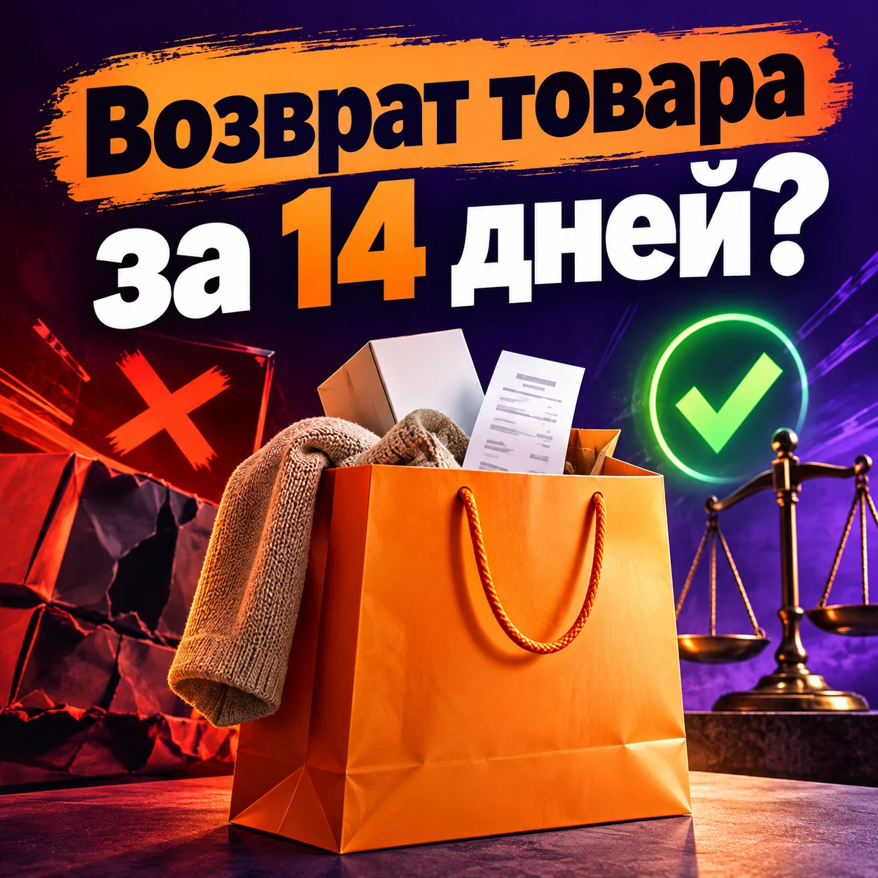🛍 МИФ ИЛИ ПРАВДА: ЛЮБОЙ ТОВАР МОЖНО ВЕРНУТ В МАГАЗИН ЗА 14 ДНЕЙ