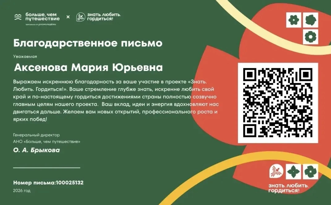 Наша Мария Юрьевна Аксёнова — победитель! ✨🏆