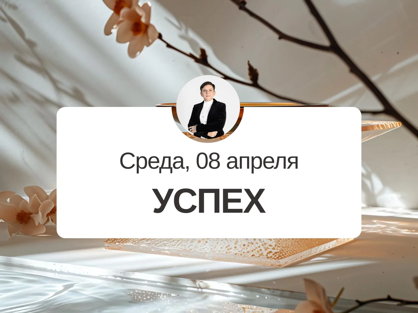 ✅ Прогноз на 8 апреля, среда  Успех  День столкновения с годом, несмотря на хороший индикатор, подой