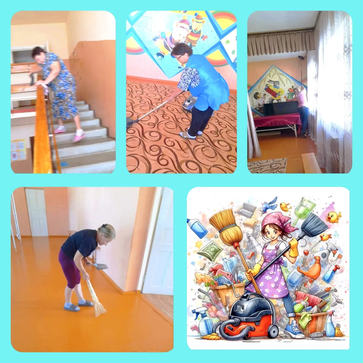 ✨ Когда садик «переодевается»