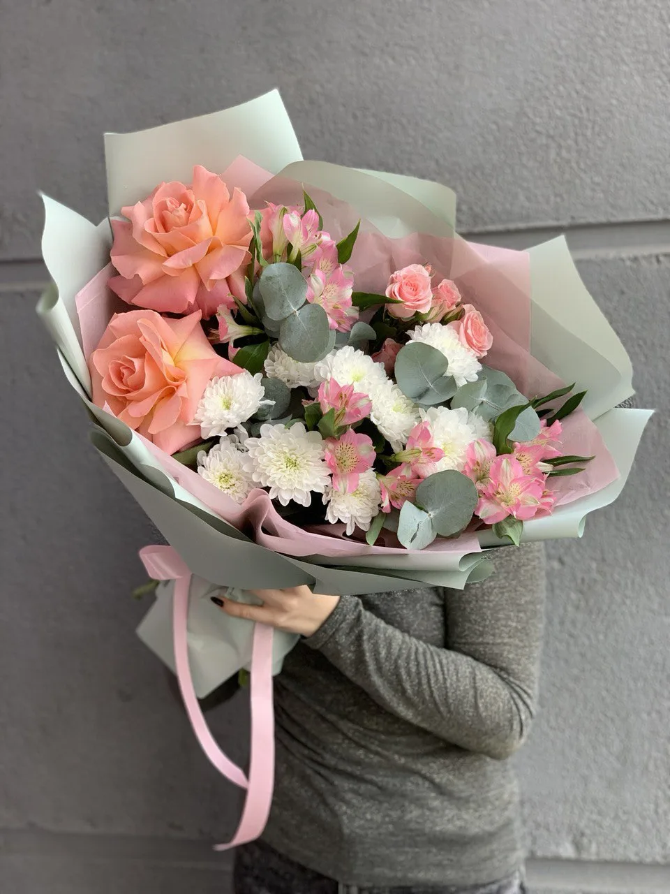 Когда чувства нежные, а букет должен сказать об этом первым 👀💐