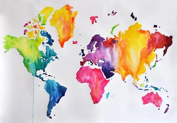 А вы знали, что мир можно не только увидеть, но и нарисовать? 🎨🌍
Горы, реки, пустыни и даже целые 