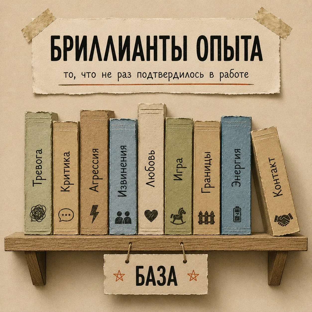 Раздаю базу. Назовём это «бриллианты опыта». Утверждения, которые являются результатом ...