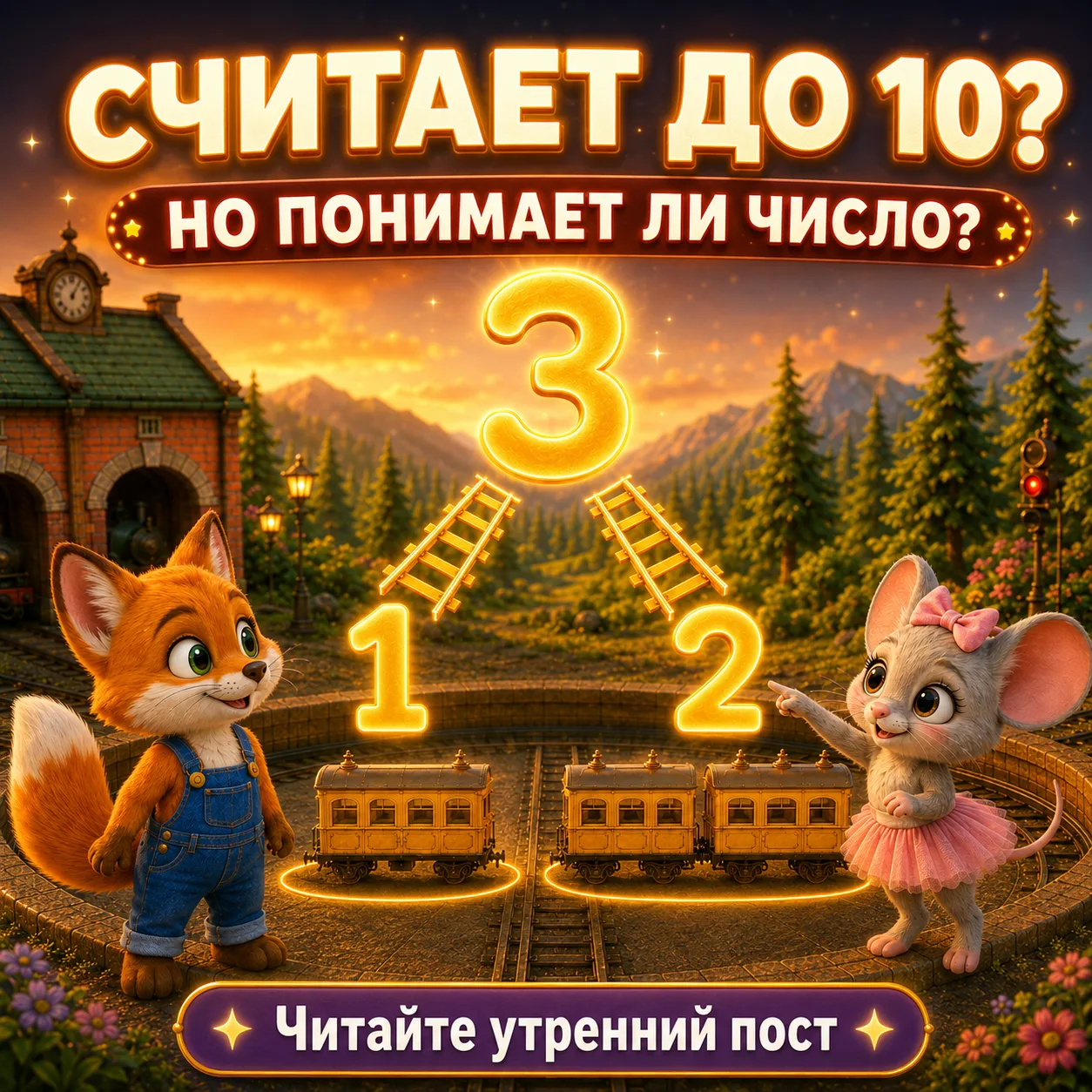 🔟 Ребёнок уверенно считает до десяти — и кажется, что с числами всё отлично.