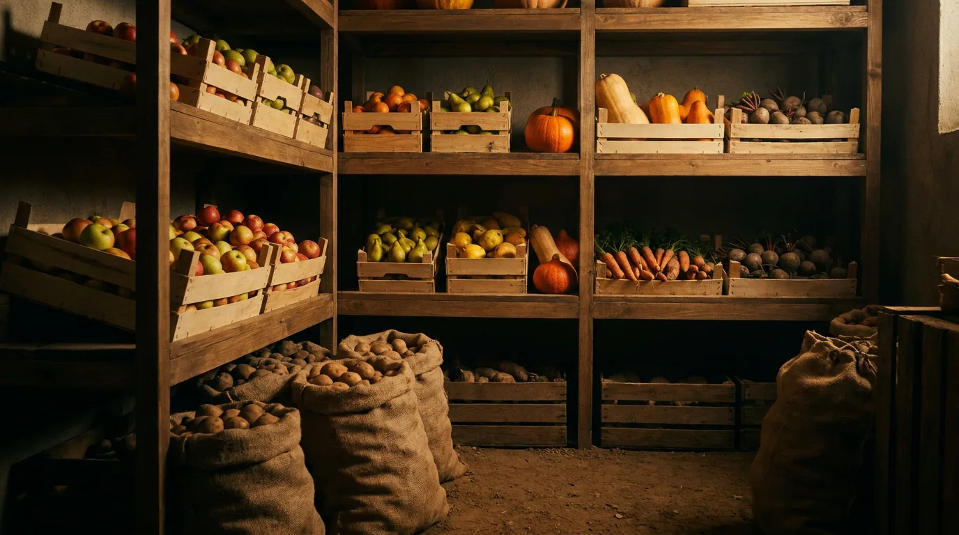 🥕 Как правильно хранить овощи: простые правила, чтобы урожай радовал дольше