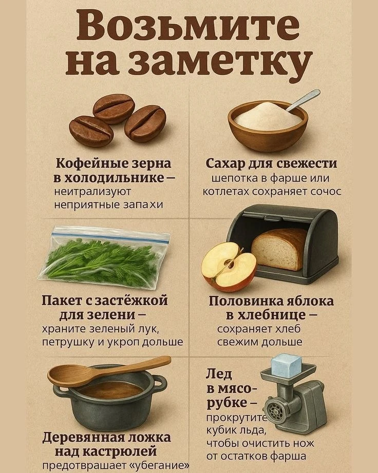 Шпаргалка для кухни!